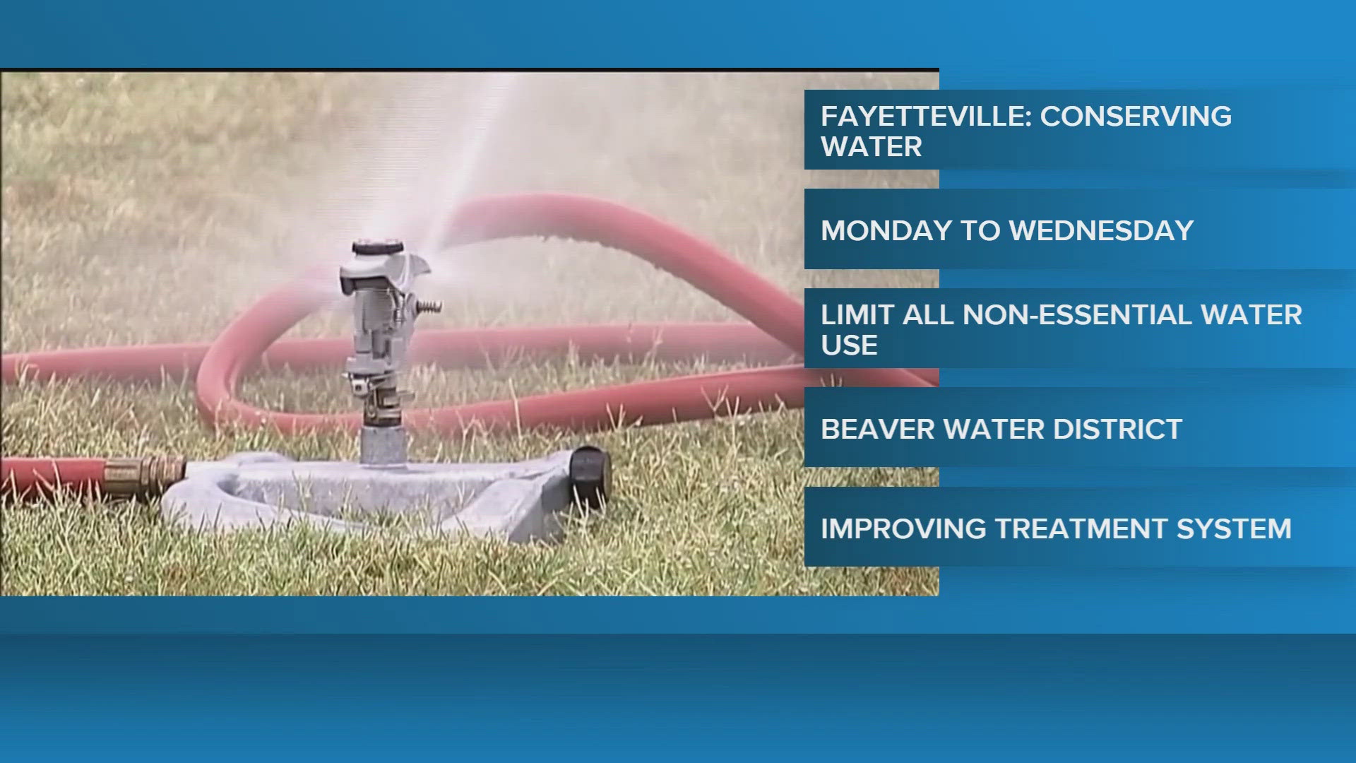 Fayetteville residents asked to conserve water to help with ...
