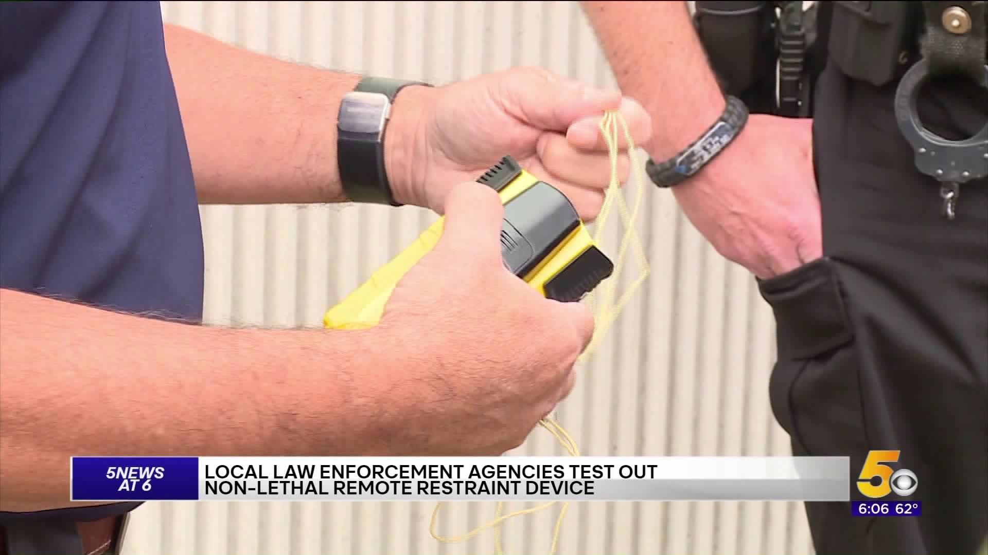 Local Law Enforcement Agencies Test Out Non-Lethal Restraint Device