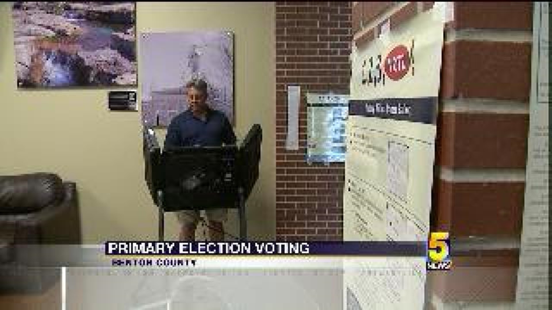 Poll Workers Say Voter Turnout Is Low