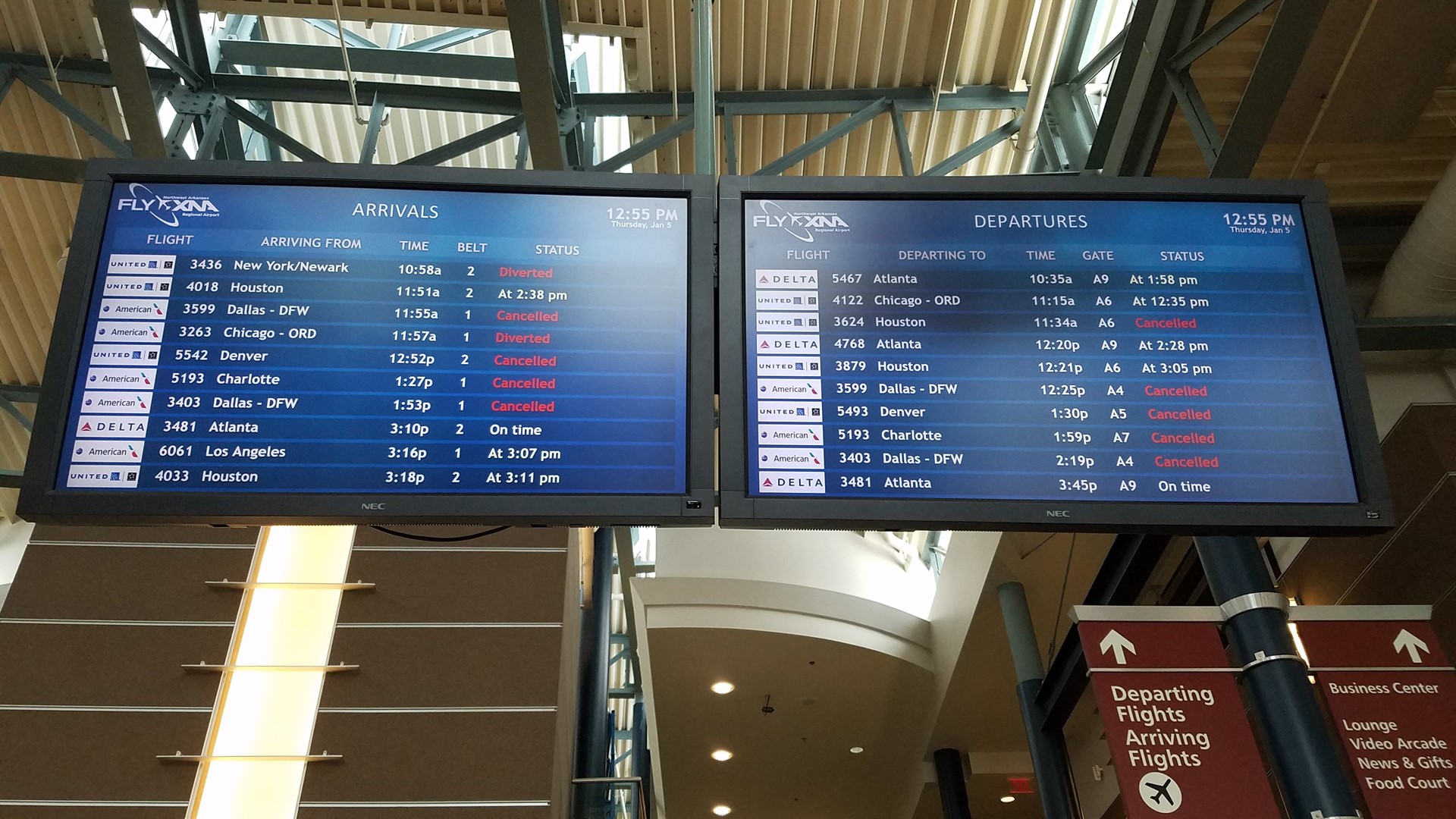 One XNA Runway Reopens After FAA Problem Causes Arrival Diversions