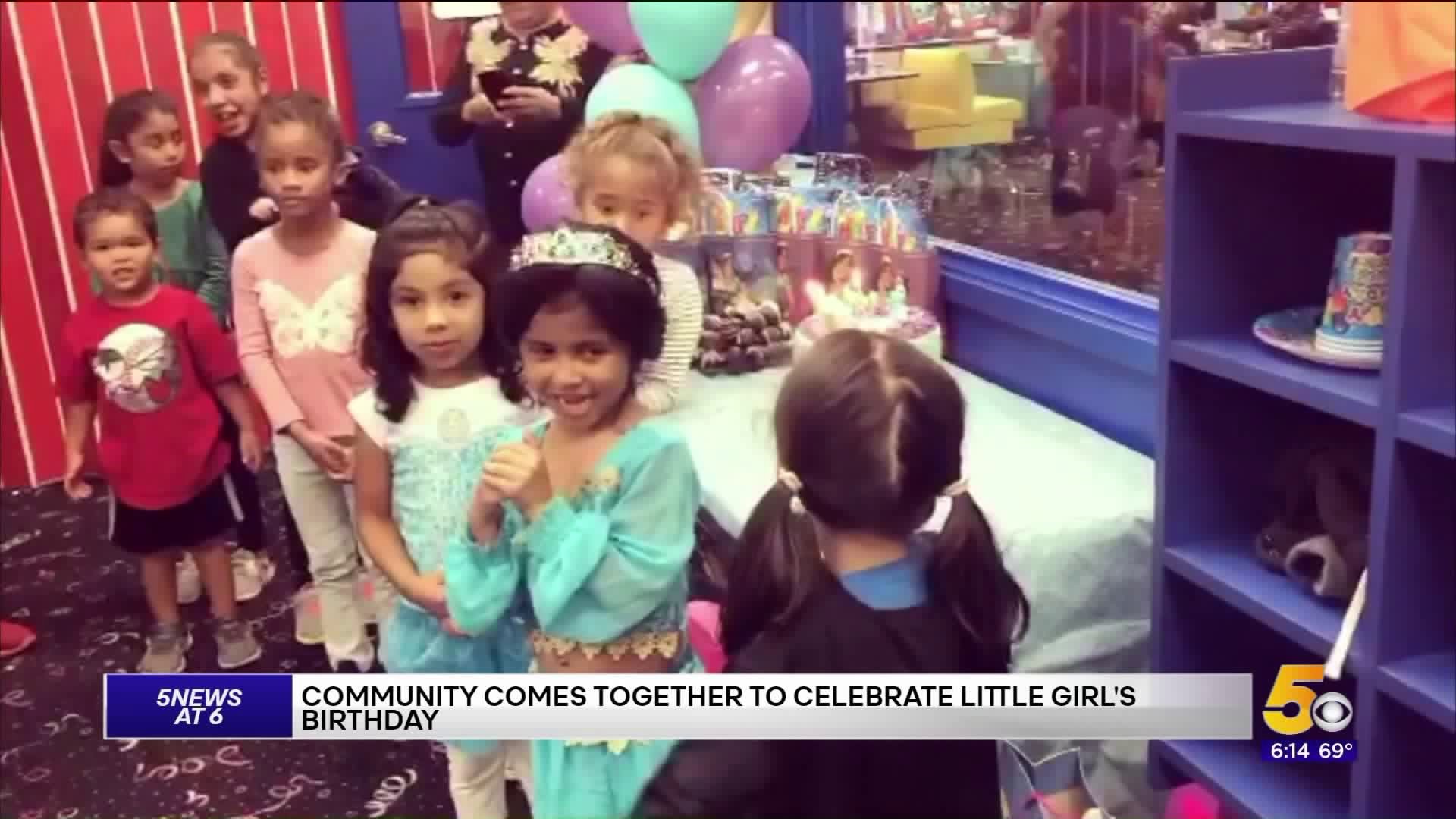 Springdale Community Comes Together To Make Local Girl`s Birthday Party Special