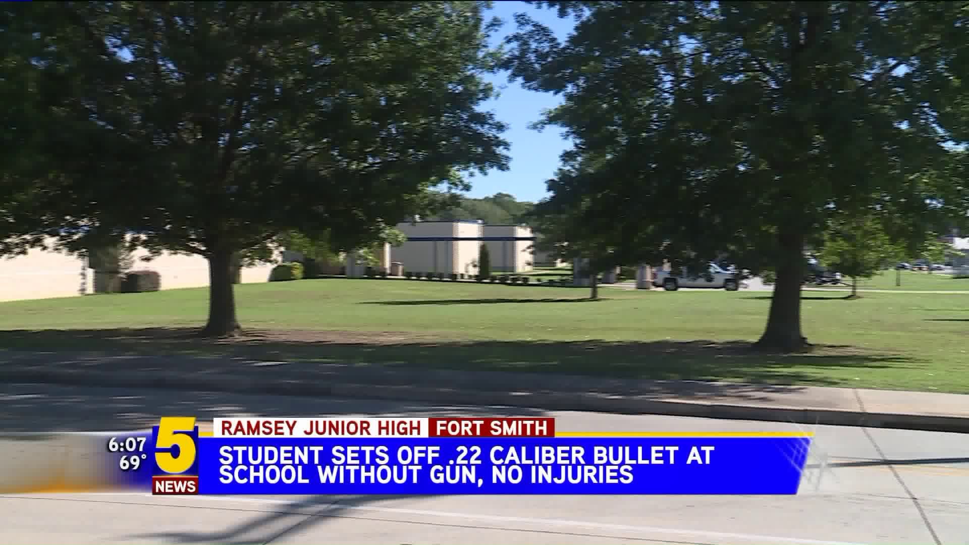 Student Sets Off .22 Caliber Bullet At Ramsey Jr. High