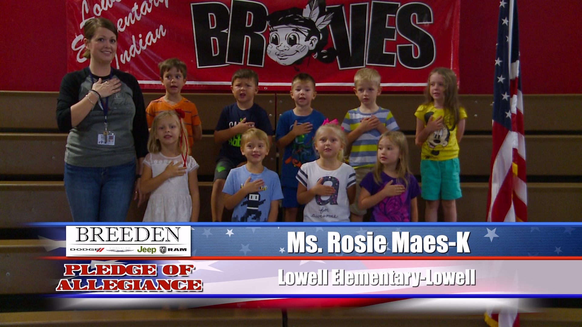 Ms. Rosie Maes  K Lowell Elementary, Lowell