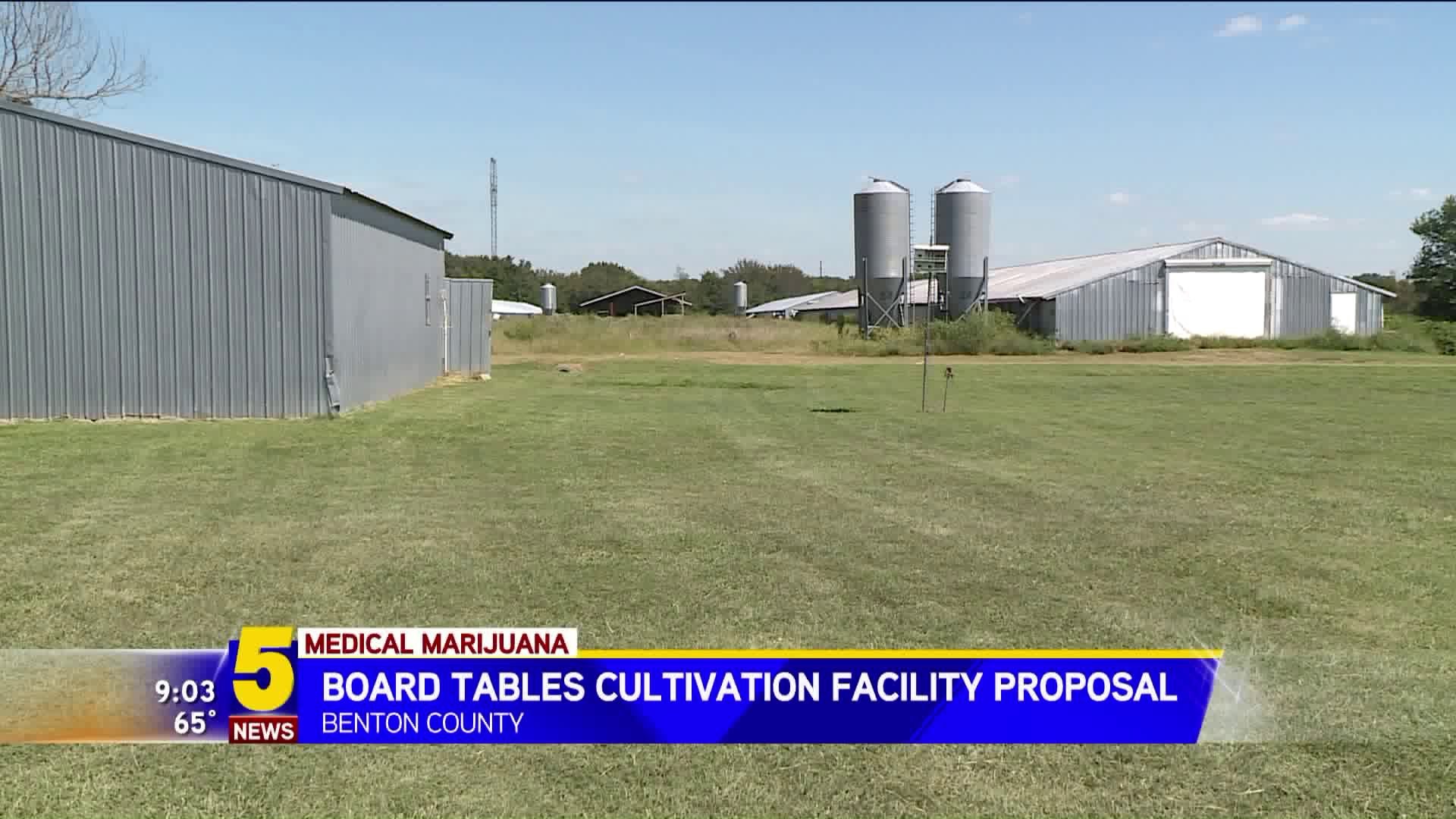 Board Tables Cultivation Facility Proposal