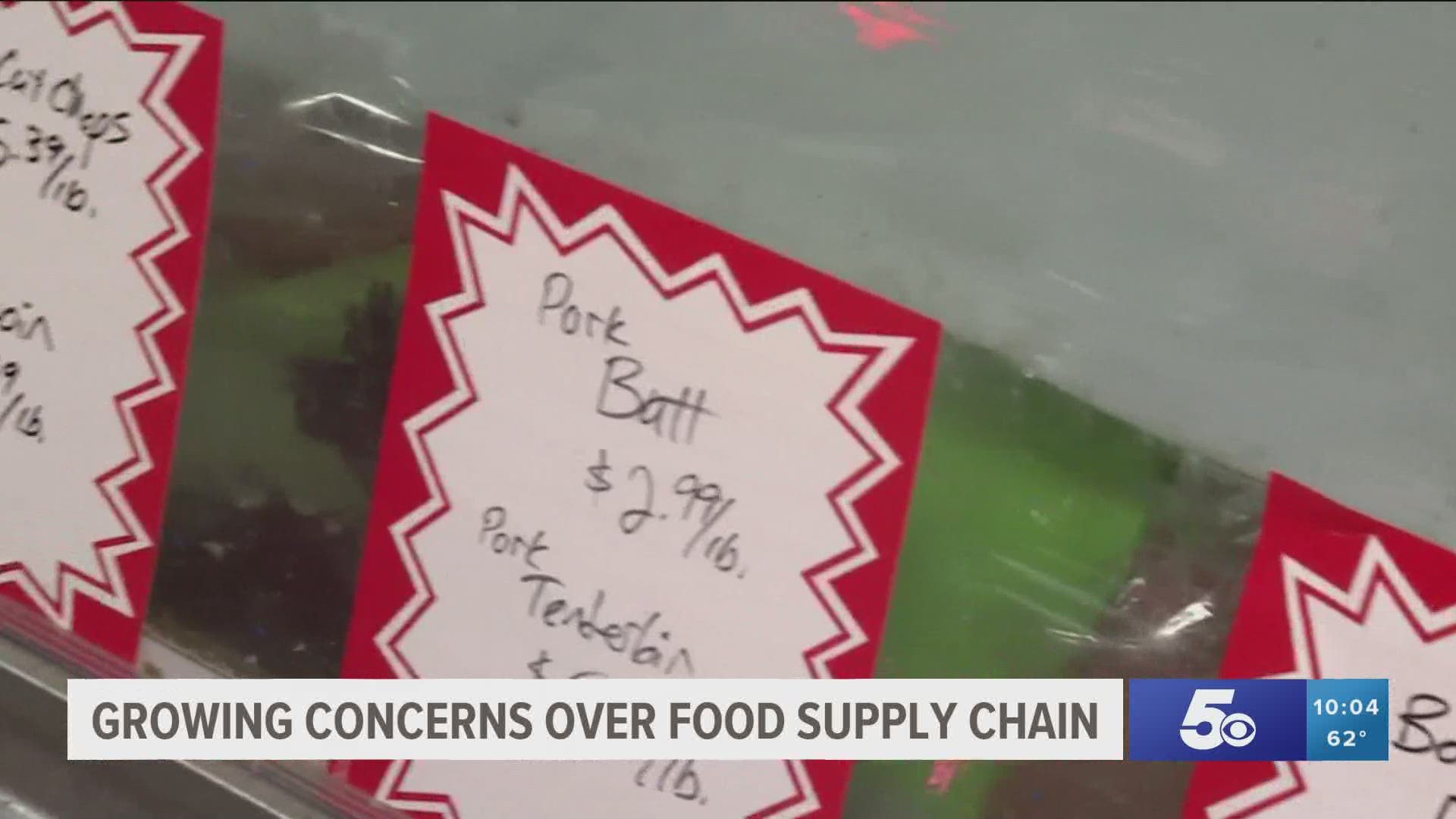 Growing concerns over food supply chain