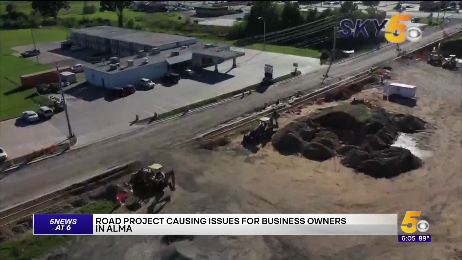 Road Projects Causing Issues For Alma Businesses