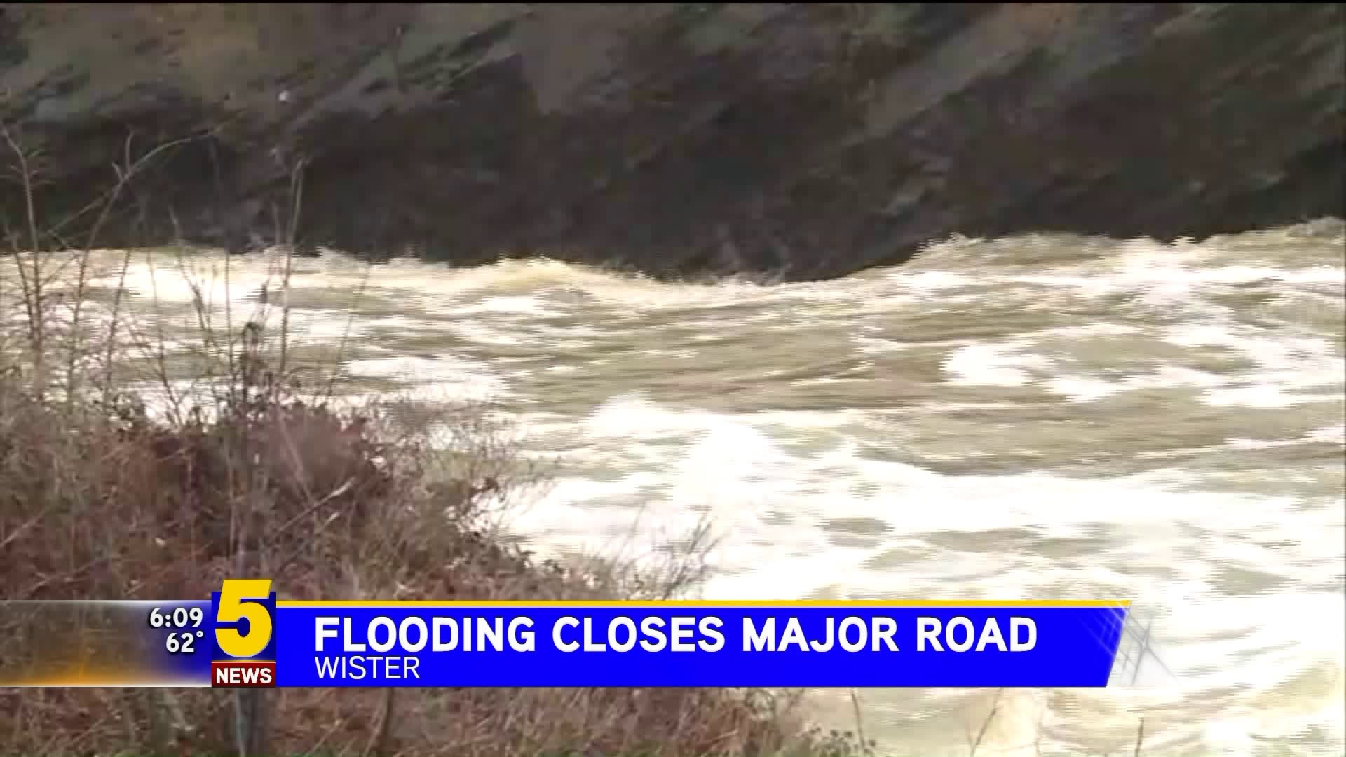 Flooding Closes Major Road