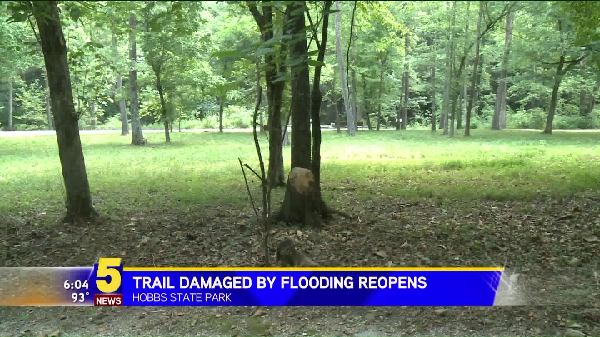 Trail Damaged By Flooding Reopens