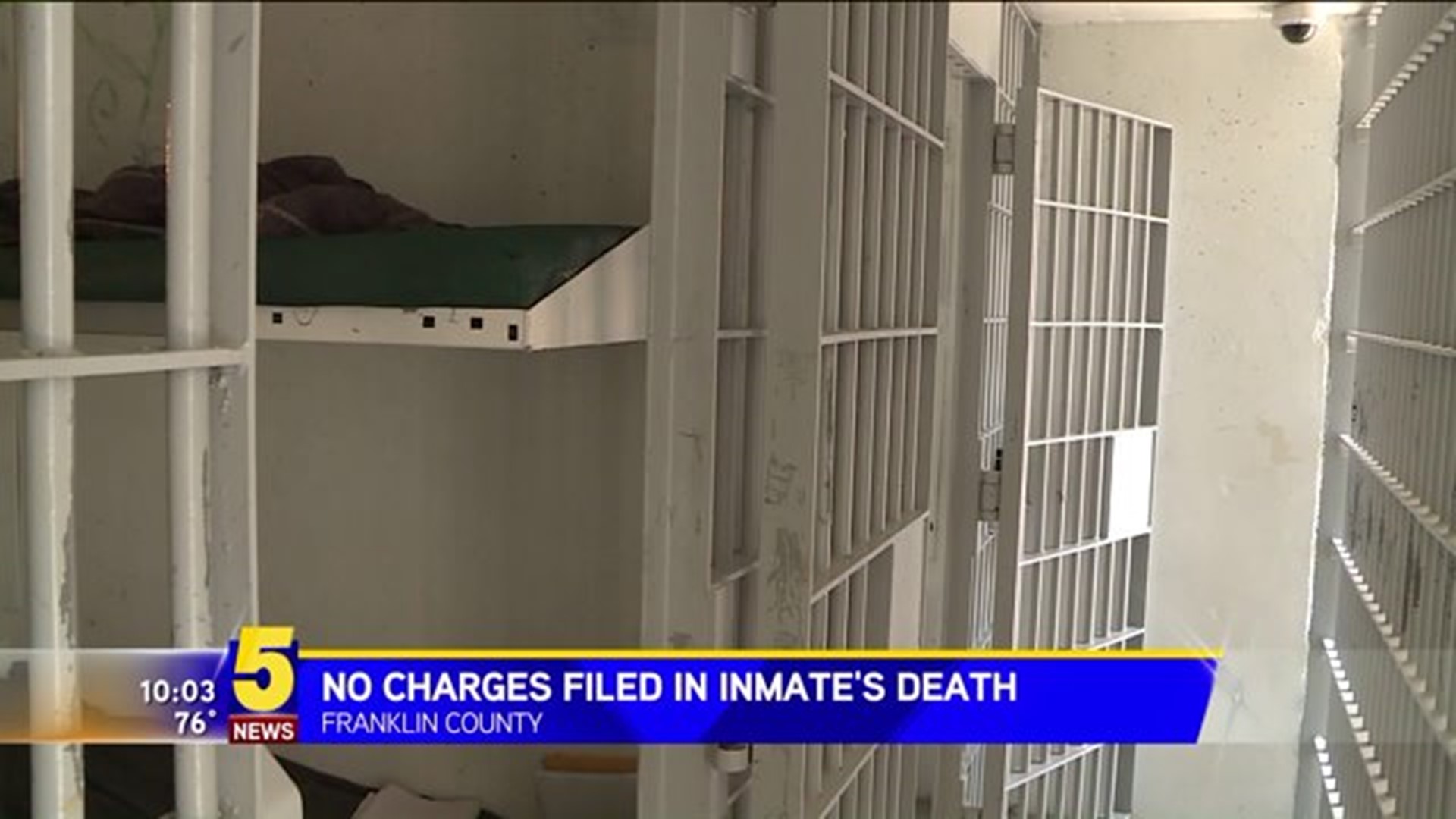 No Charges Filed In Inmate`s Death