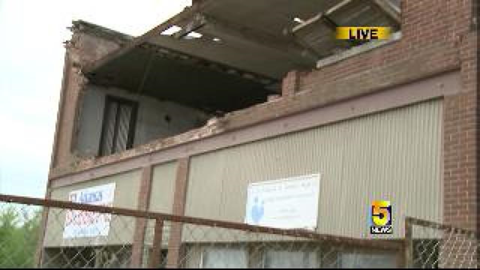 Booneville Business Damaged By Storm