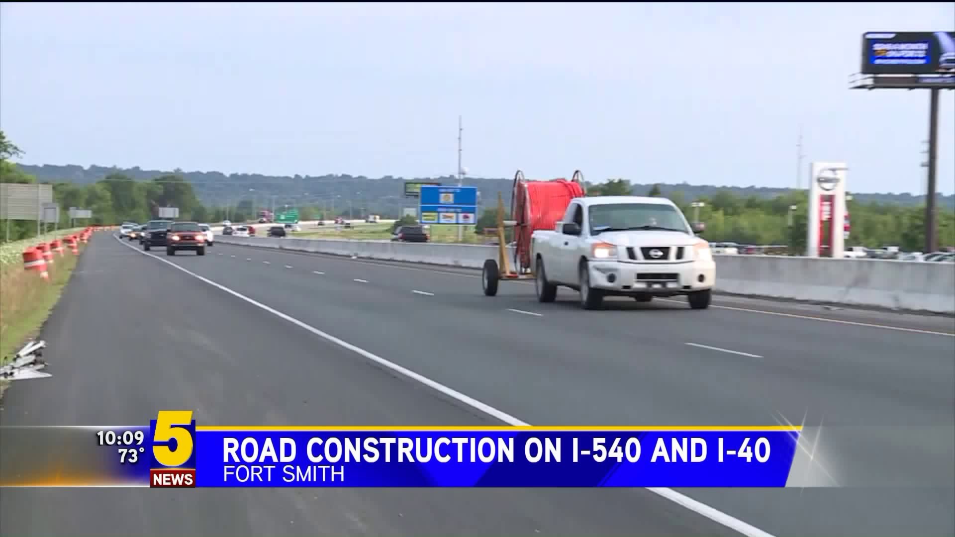 Road Construction on I-540 and I-40