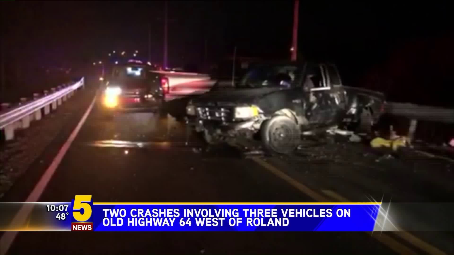 Two Crashes Involving Three Vehicles On Old HWY 64