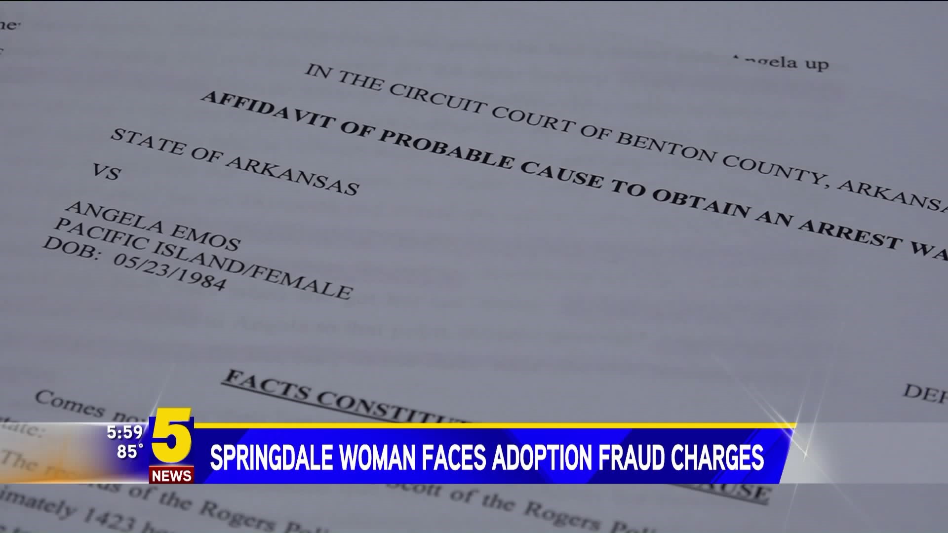 Springdale Woman Faces Adoption Fraud Charges