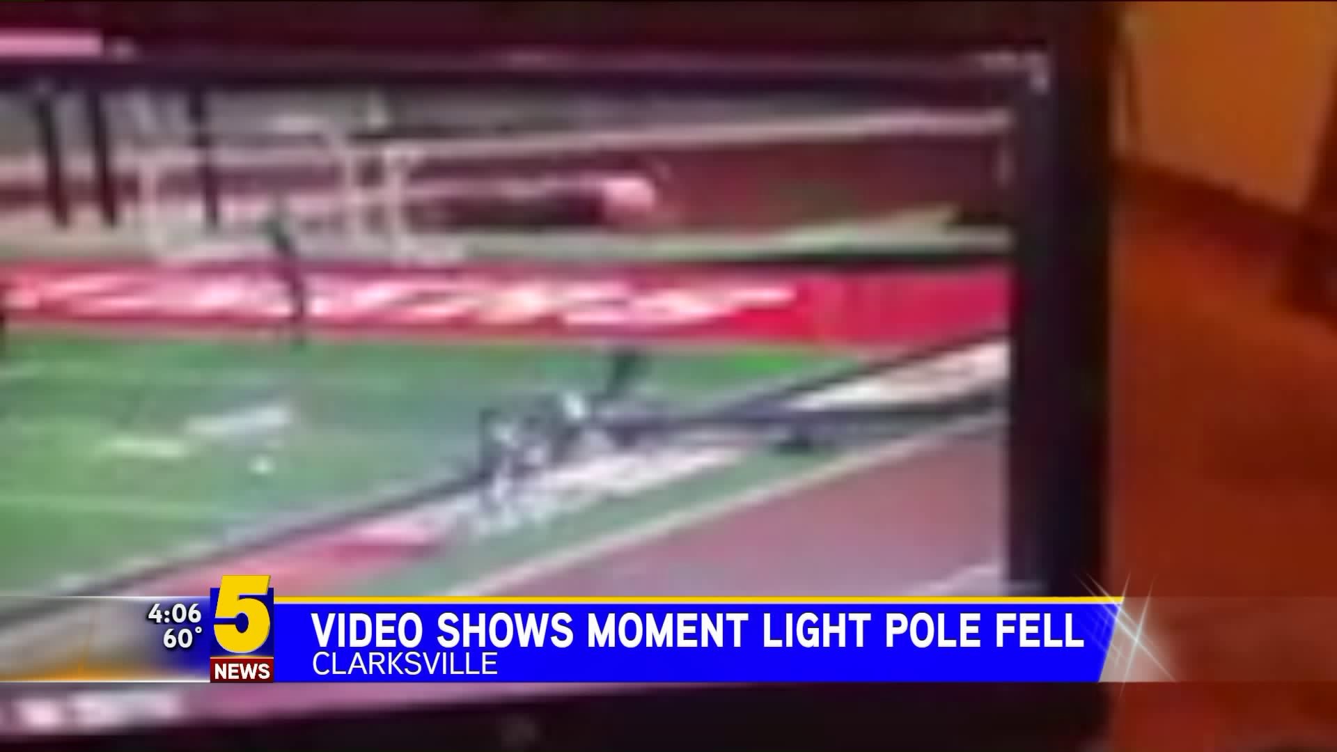 Video Shows Moment Light Pole Fell
