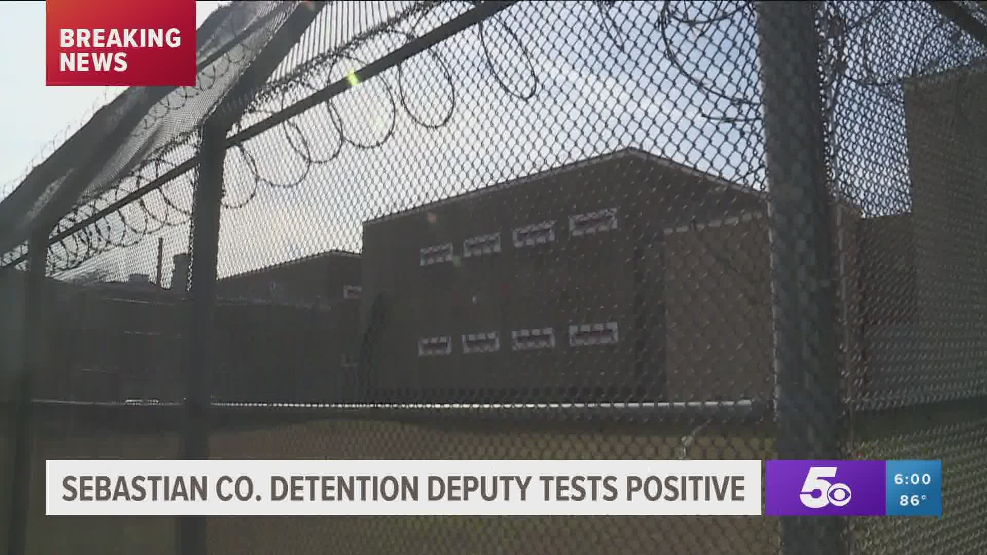 Sebastian County detention deputy tests positive for COVID-19