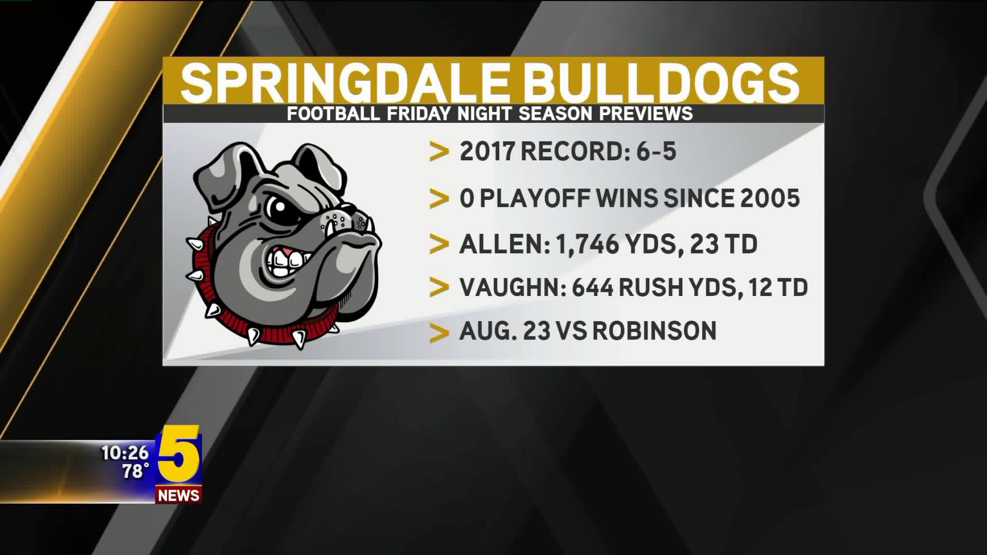 New faces look to lift Springdale