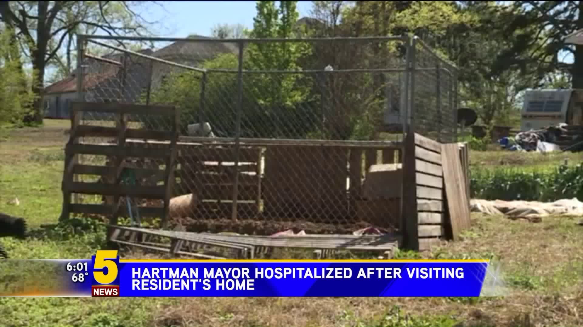 Hartman Mayor Hospitalized