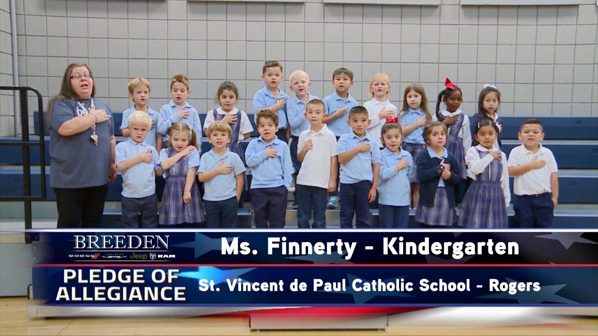 Ms. Finnerty  Kindergarten St. Vincent de Paul Catholic School