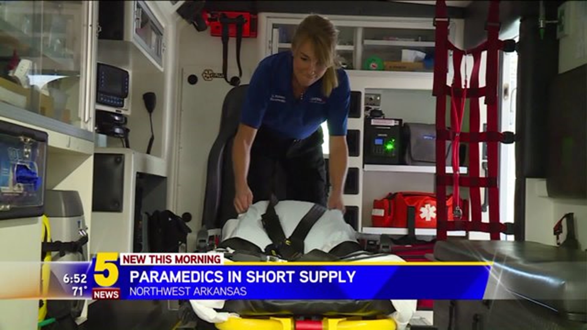 Paramedics in short supply