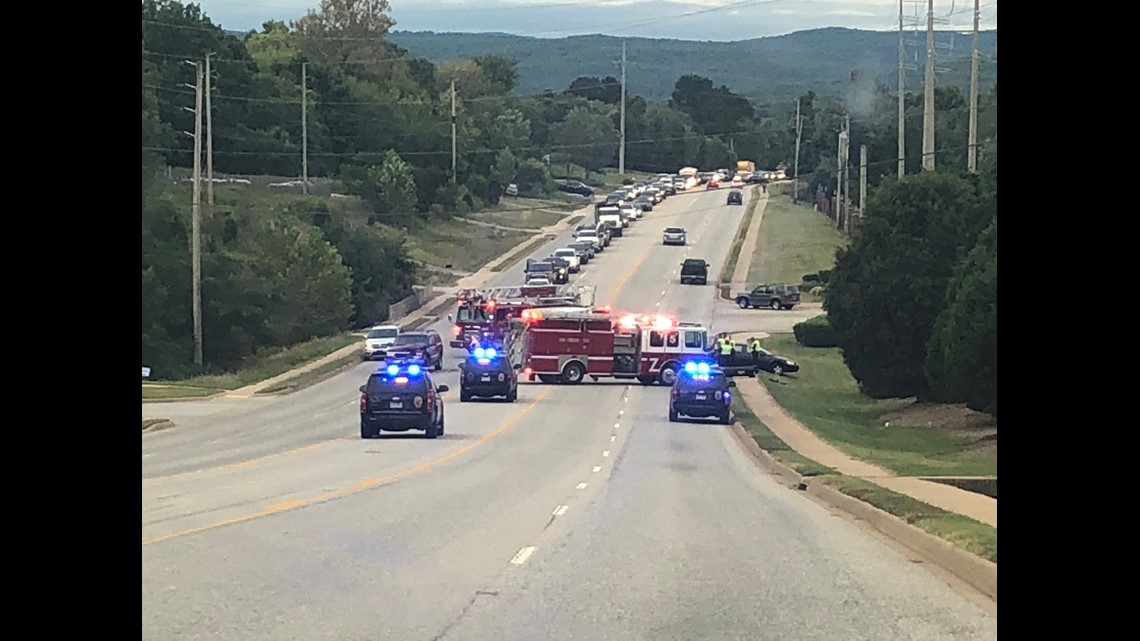 Two-Vehicle Accident Temporarily Shuts Down Crossover Road In