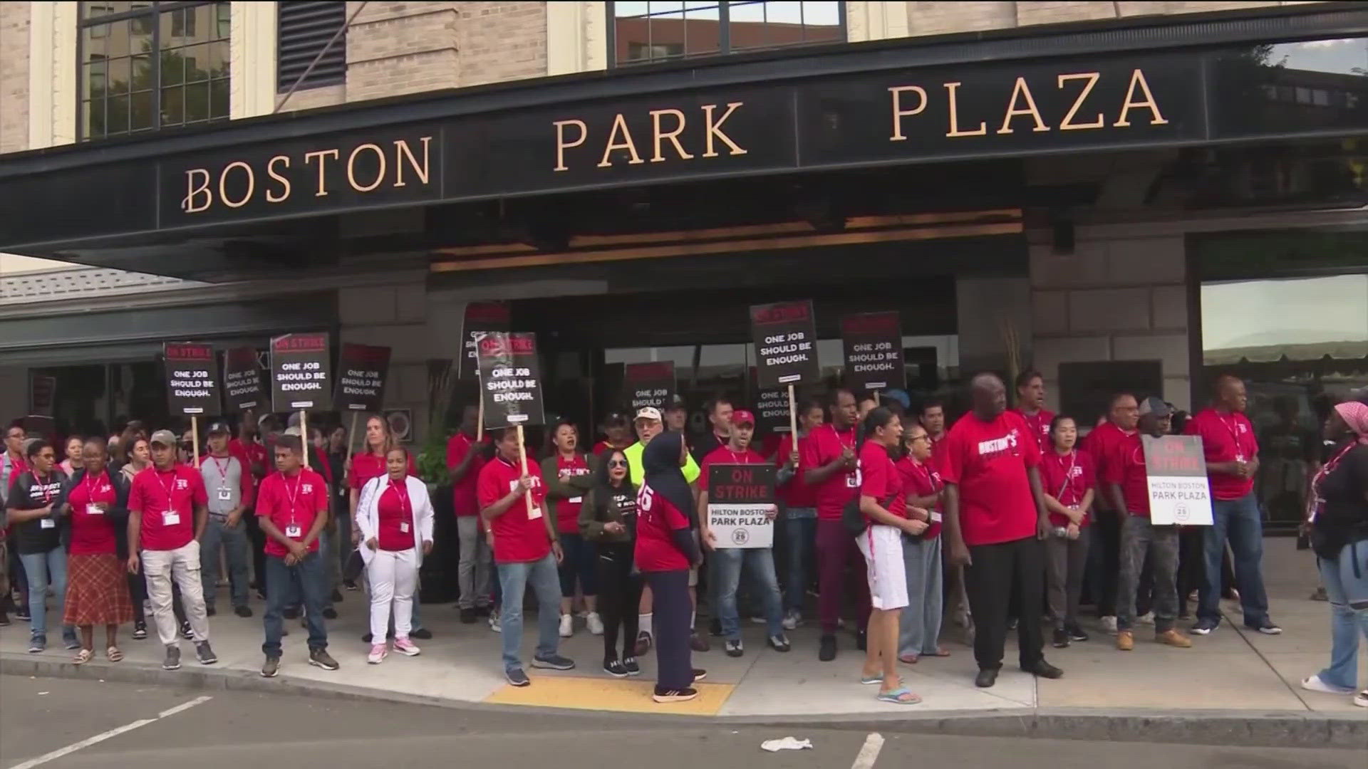 The strike that began Sunday now impacts more than two dozen hotels in nine major cities from Honolulu to Boston.