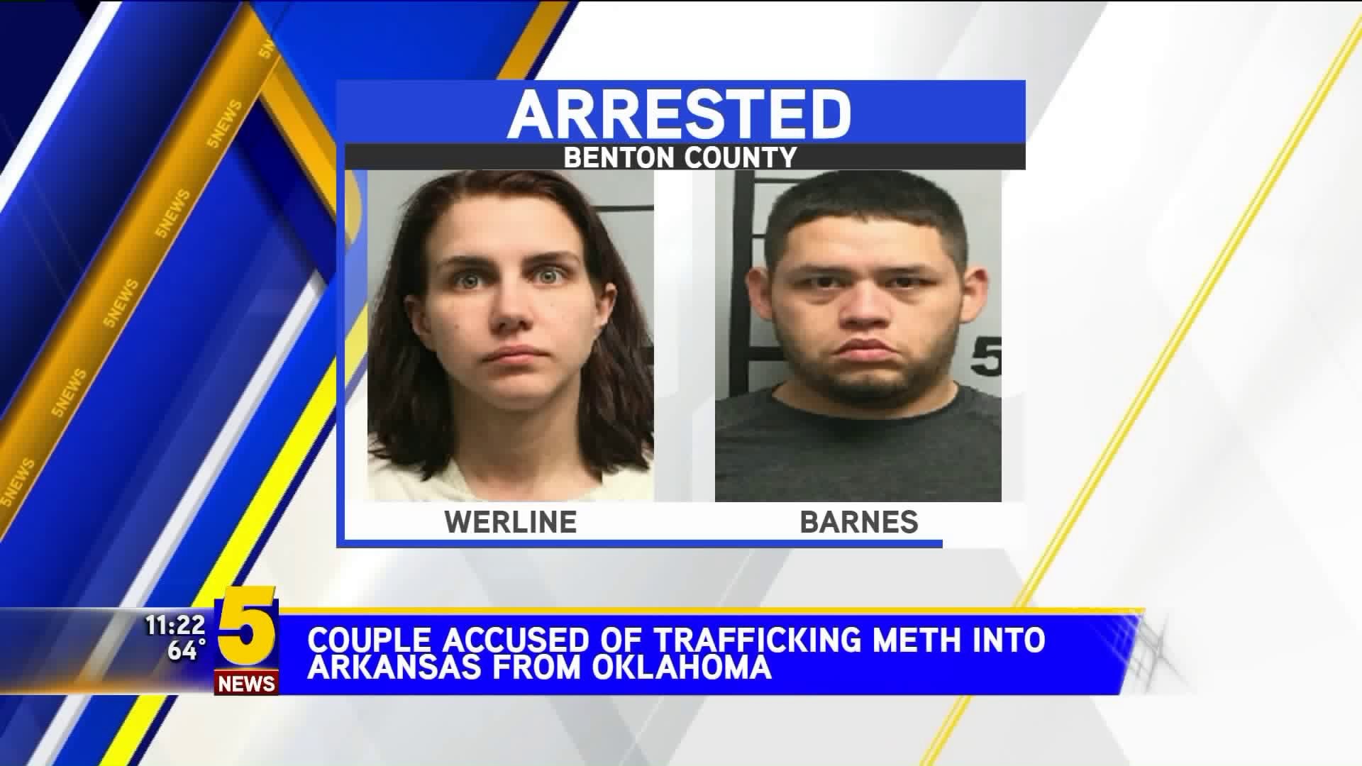 Couple Accussed Of Trafficking Meth Into Arkansas From Oklahoma