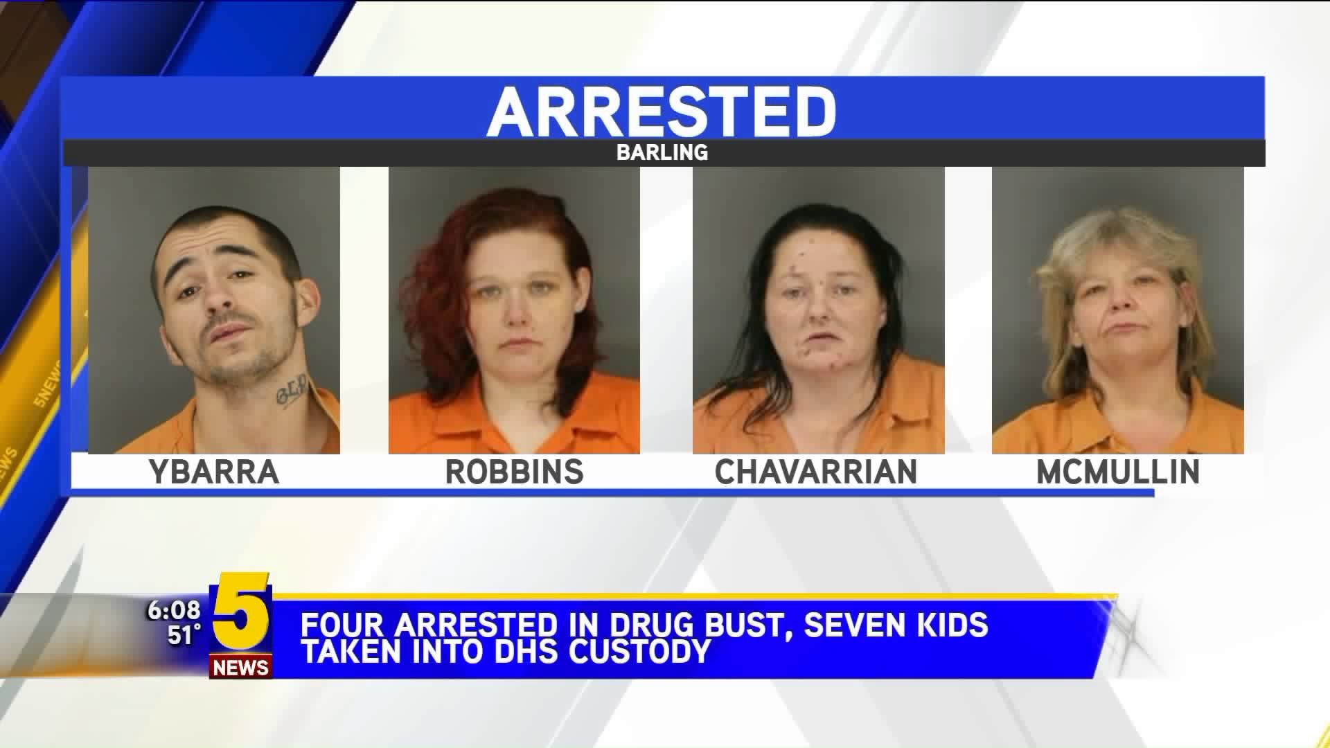 Four Arrested In Drug Bust