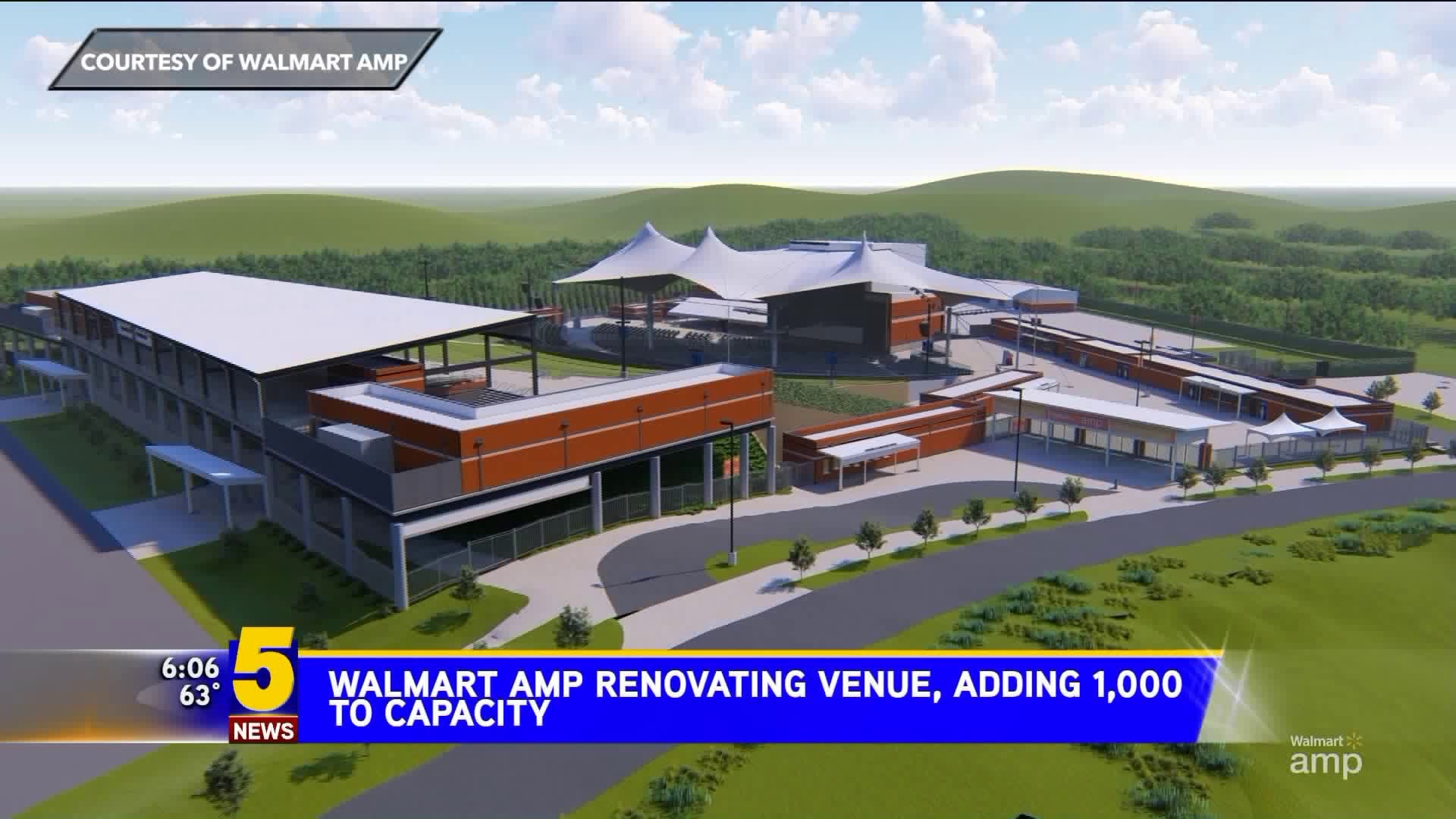 Walmart AMP Renovating Venue, Adding 1,000 To Capacity