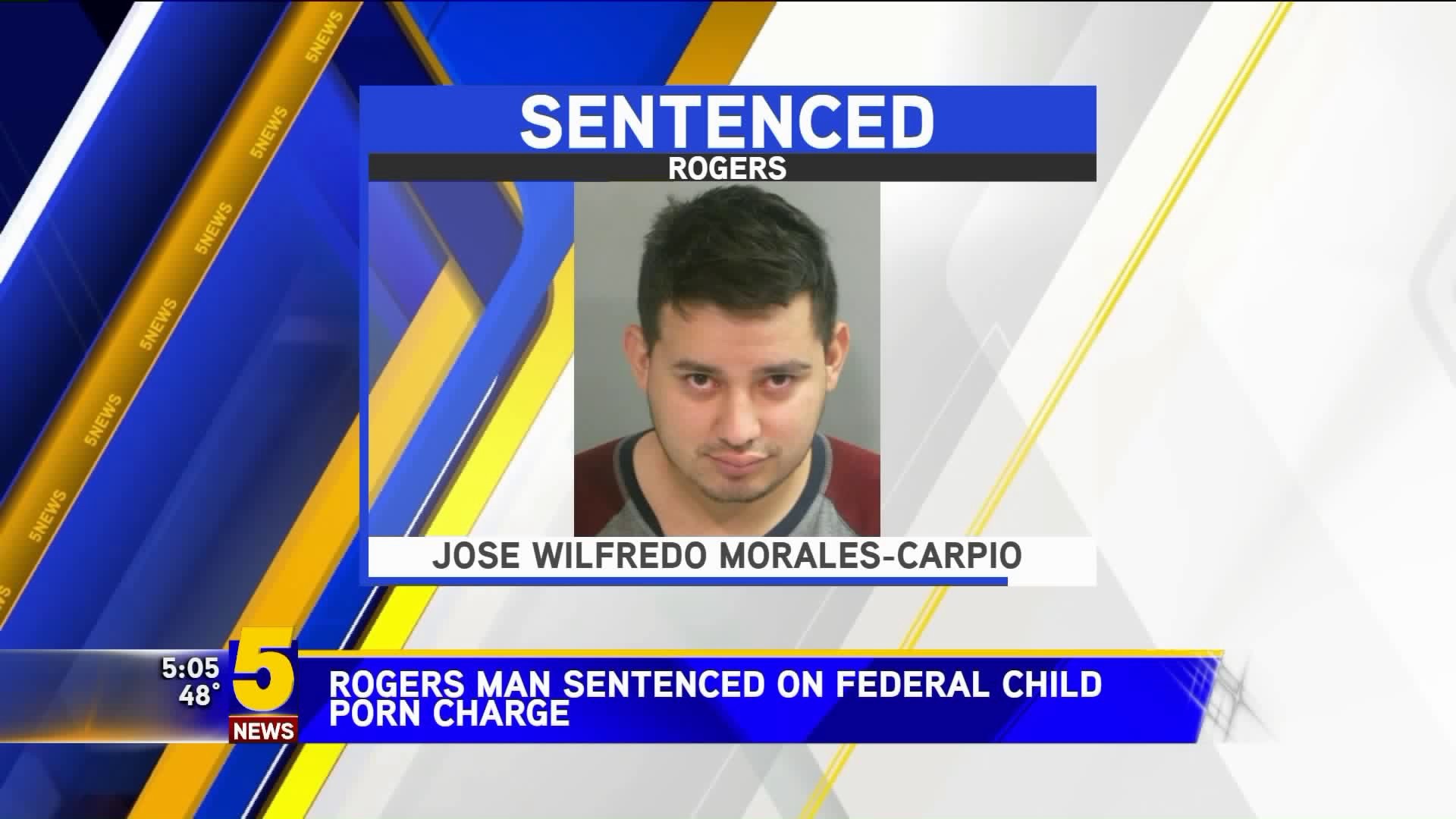 Rogers Man Sentenced On Federal Child Porn Charge