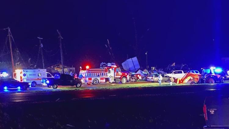 Tornadoes tear through Mississippi