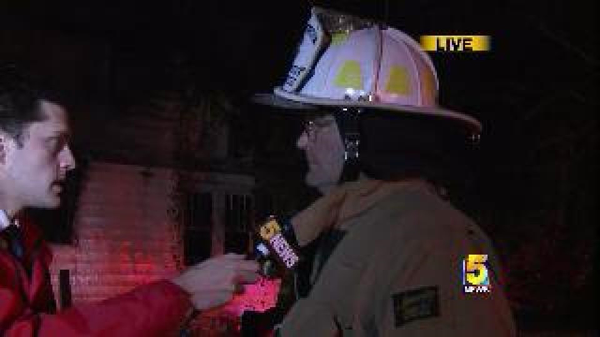 Fort Smith House Fire Rages
