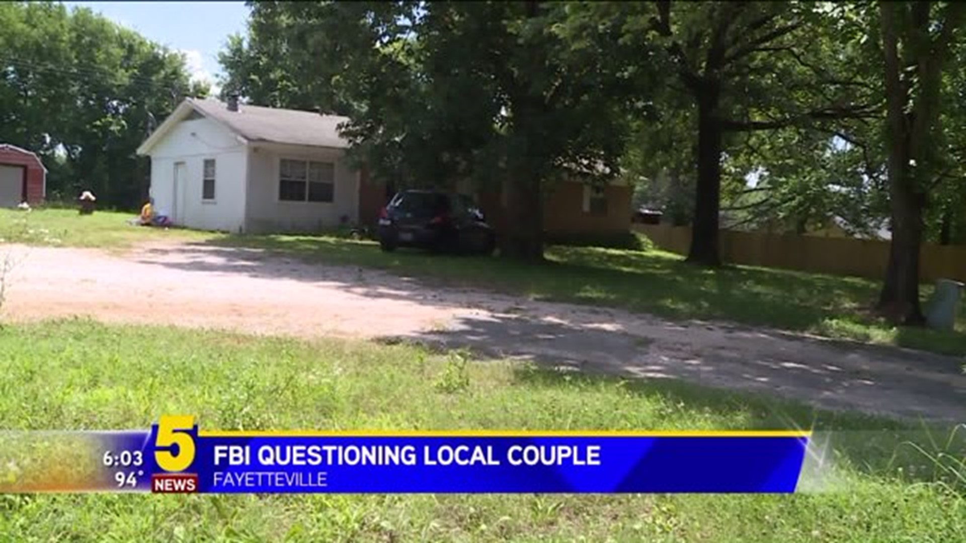 FBI Questioning Local Couple