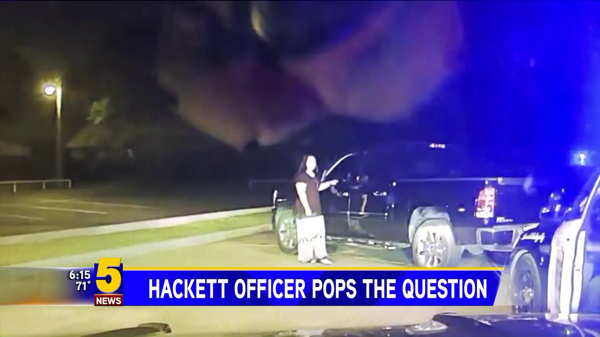 Hackett Officer Pops the Question