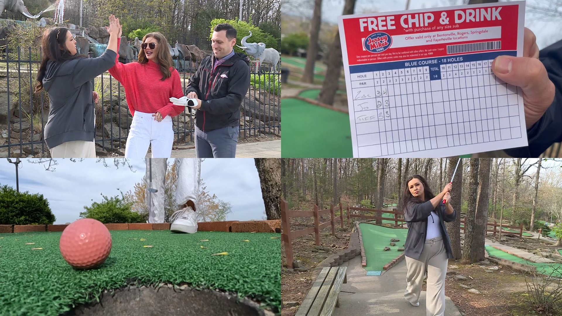 On this episode of Around the Corner, the 5NEWS morning crew had their own putt-putt tournament at Northwest Arkansas' oldest mini golf course.