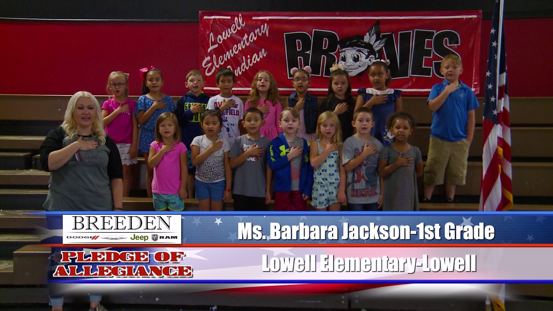 Ms. Barbara Jackson  1st Grade Lowell Elementary, Lowell