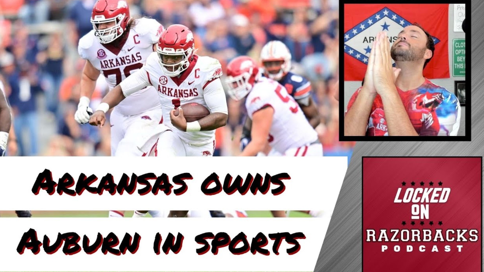 John Nabors reacts to the Razorback's performance as they go into Auburn and completely dismantle them and why Rocket Sanders is the best running back in the country