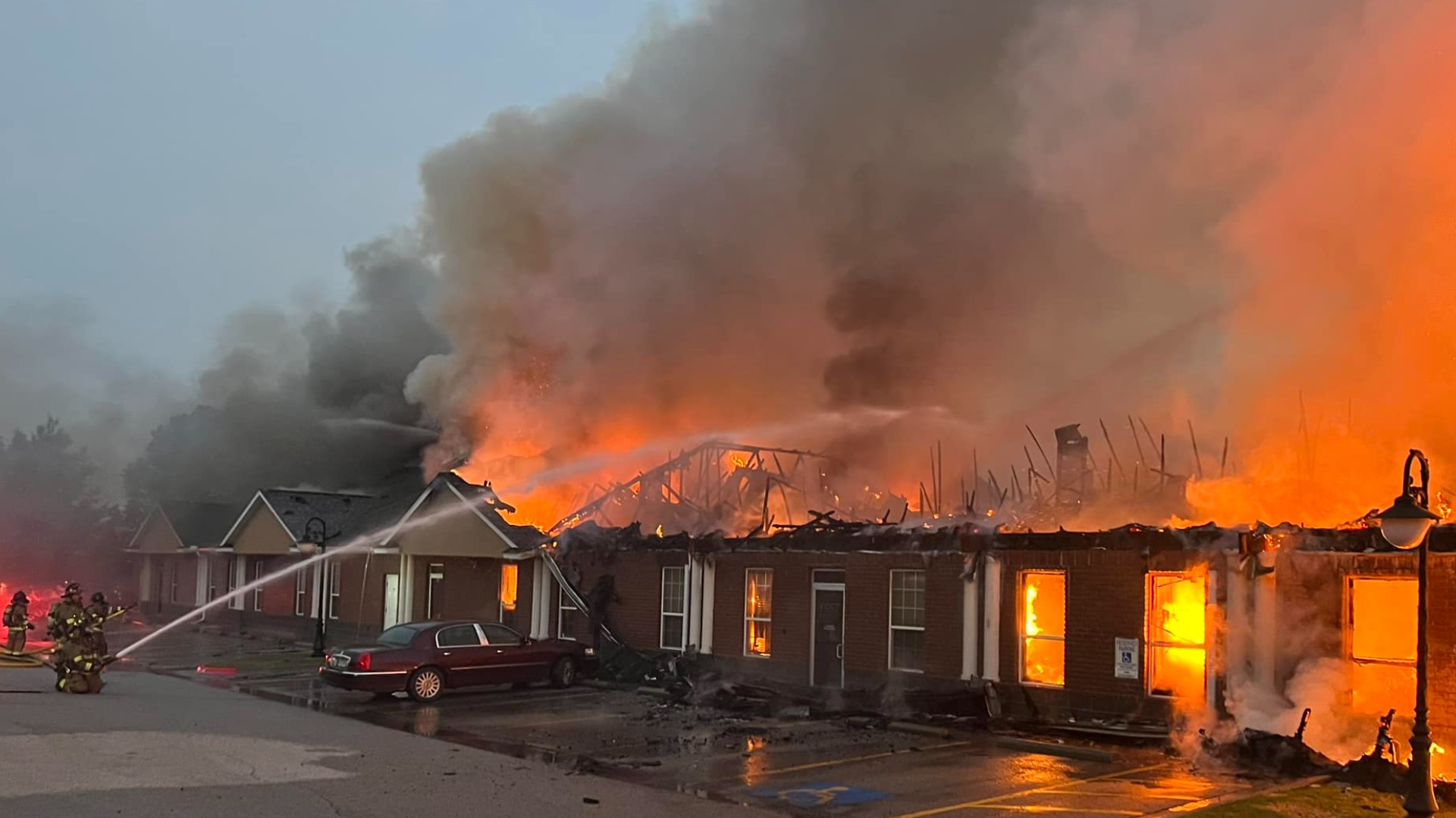 Firefighters in Bentonville spent the early morning of Sunday, July 16, working a business fire in the city.