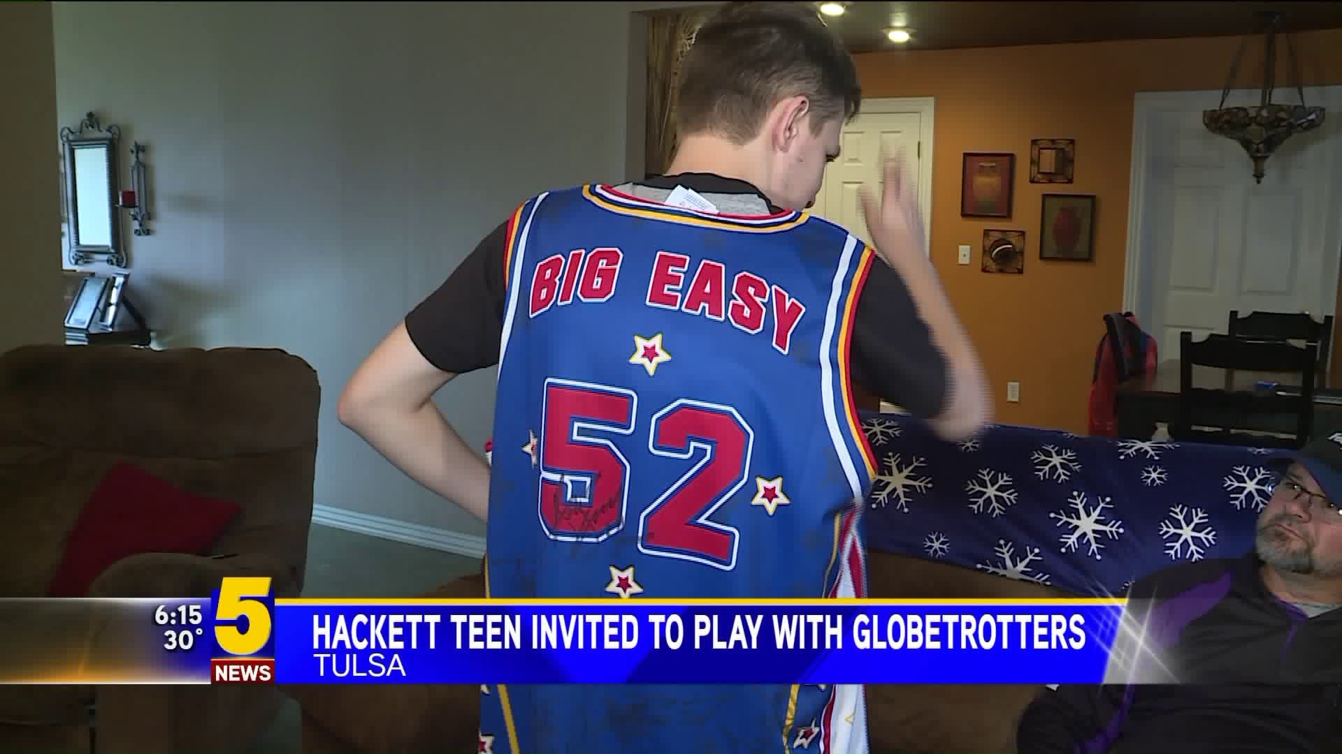 Hacket Teen Invited To Play With Globetrotters in Tulsa