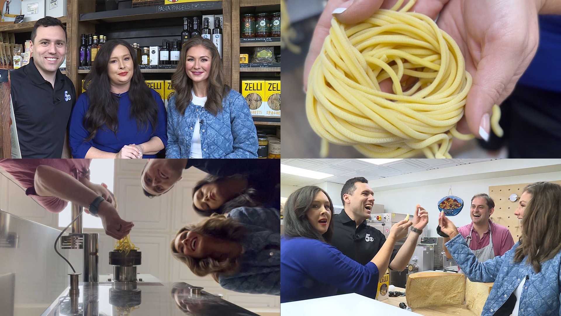 On this episode of Around the Corner, the 5NEWS morning crew got an exclusive look at how the owners of Zelli make their fresh pasta.