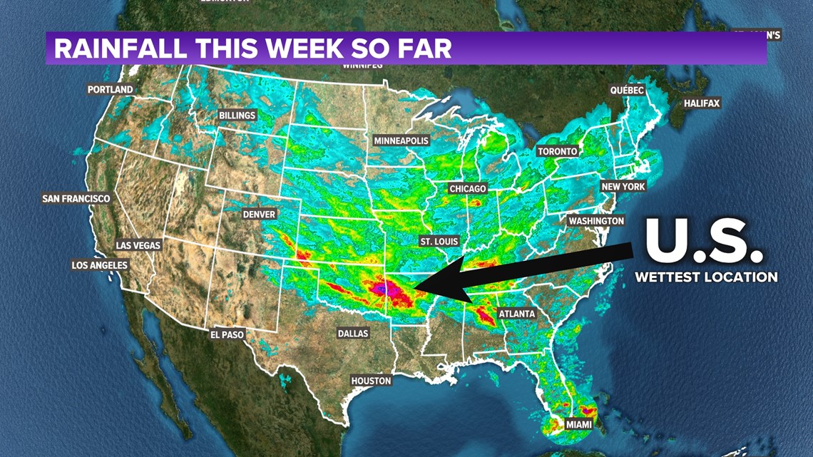Fort Smith is the wettest city in the U.S. this week so far - Vimarsana News