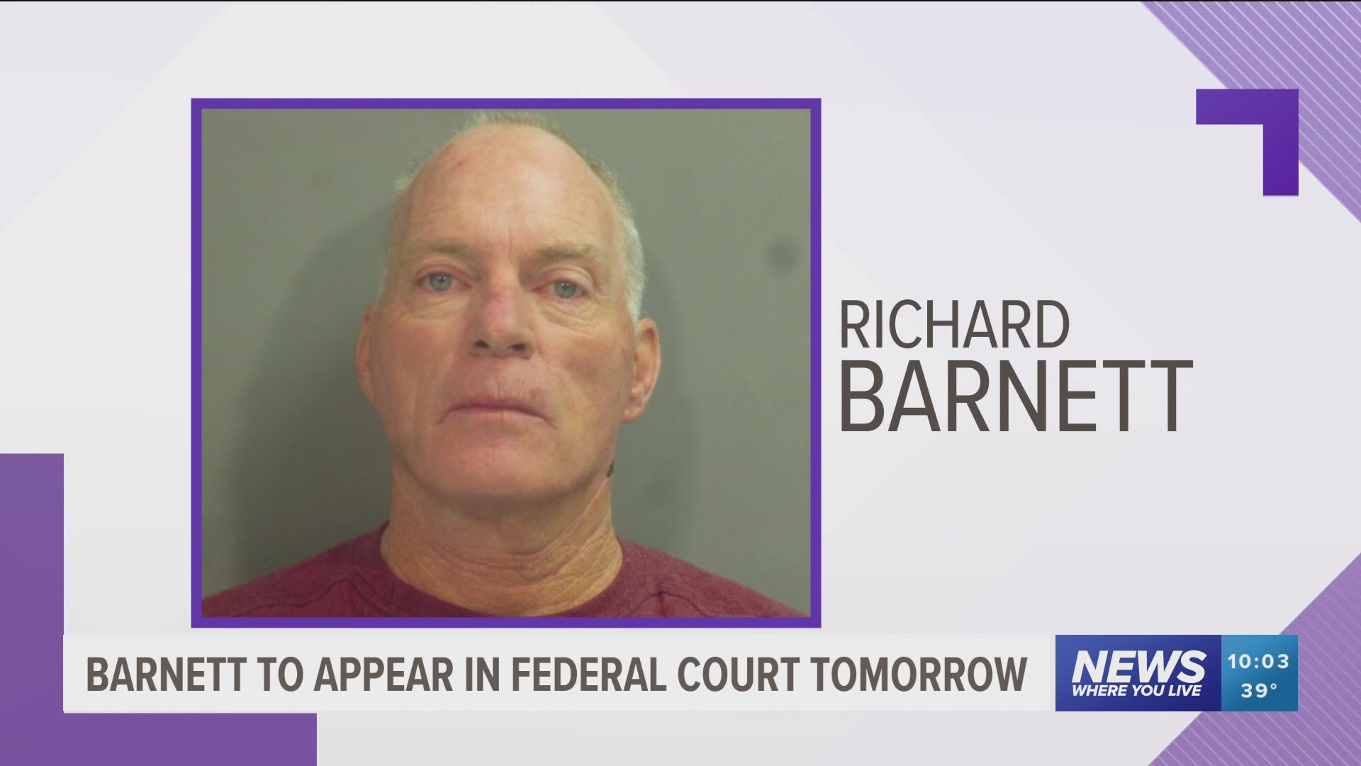 Richard Barnett set to appear in Federal Court Thursday