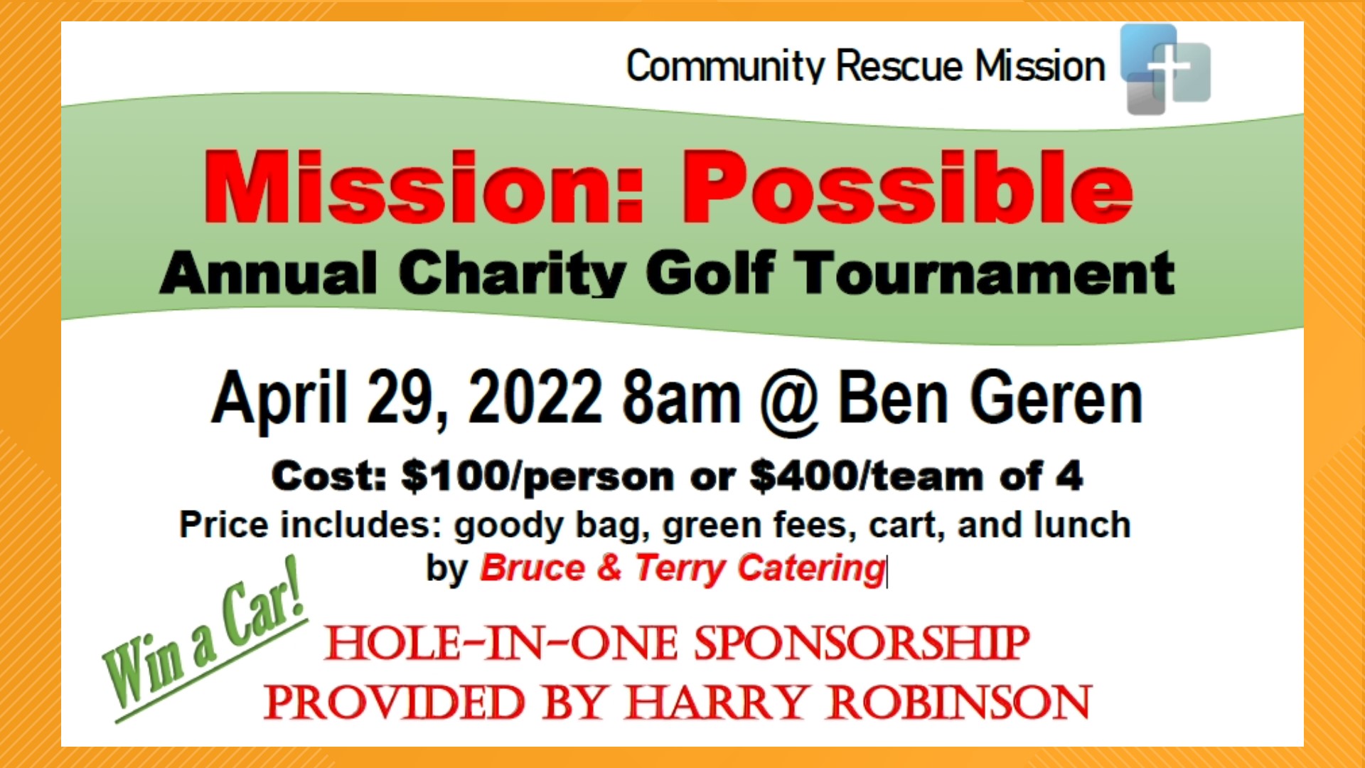 Daren spoke with Heather Sanders and Mike Thames from the Community Rescue Mission in Fort Smith about the golf tournament on April 29.
