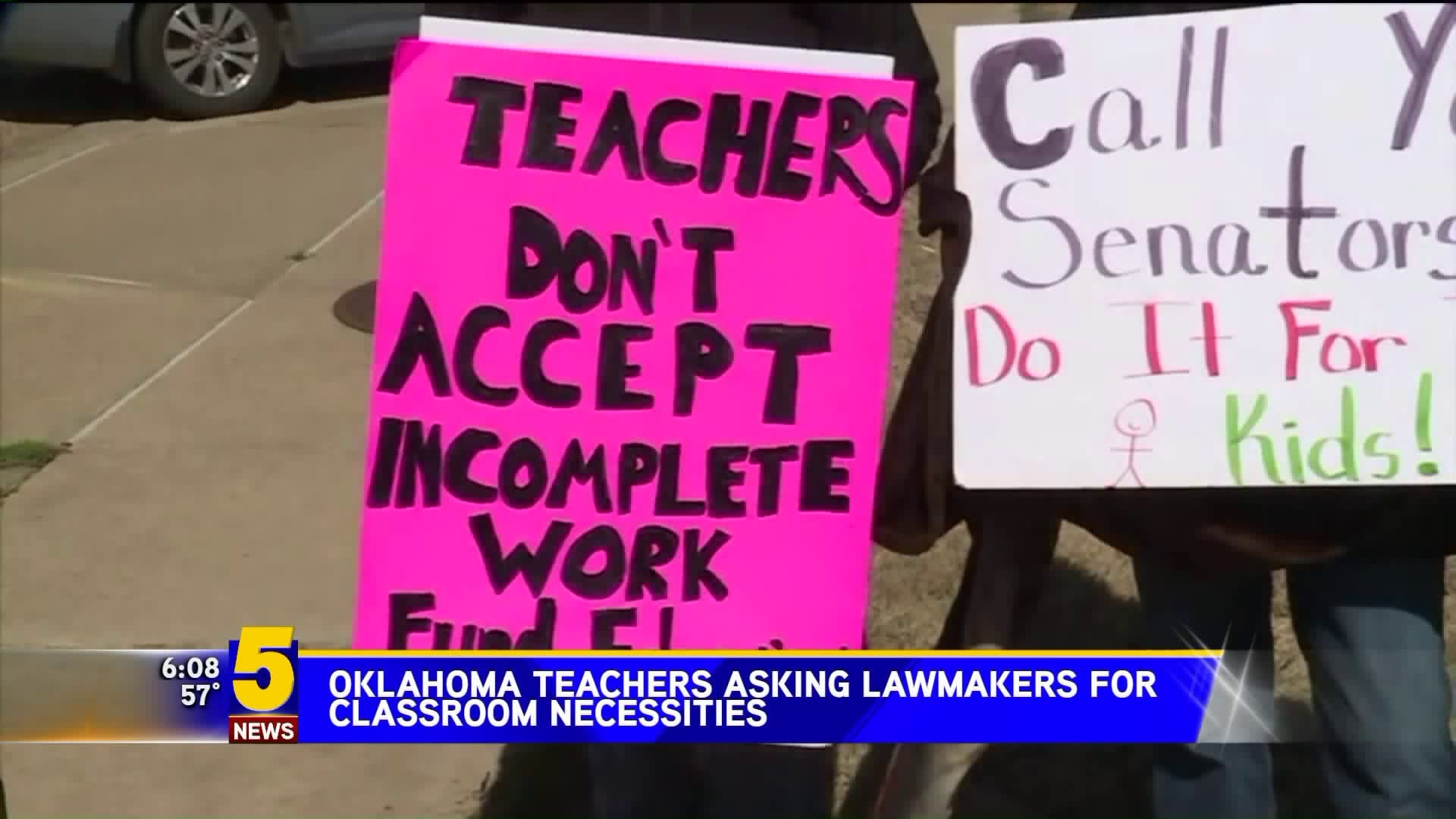 Oklahoma Teachers Asking For More Funding