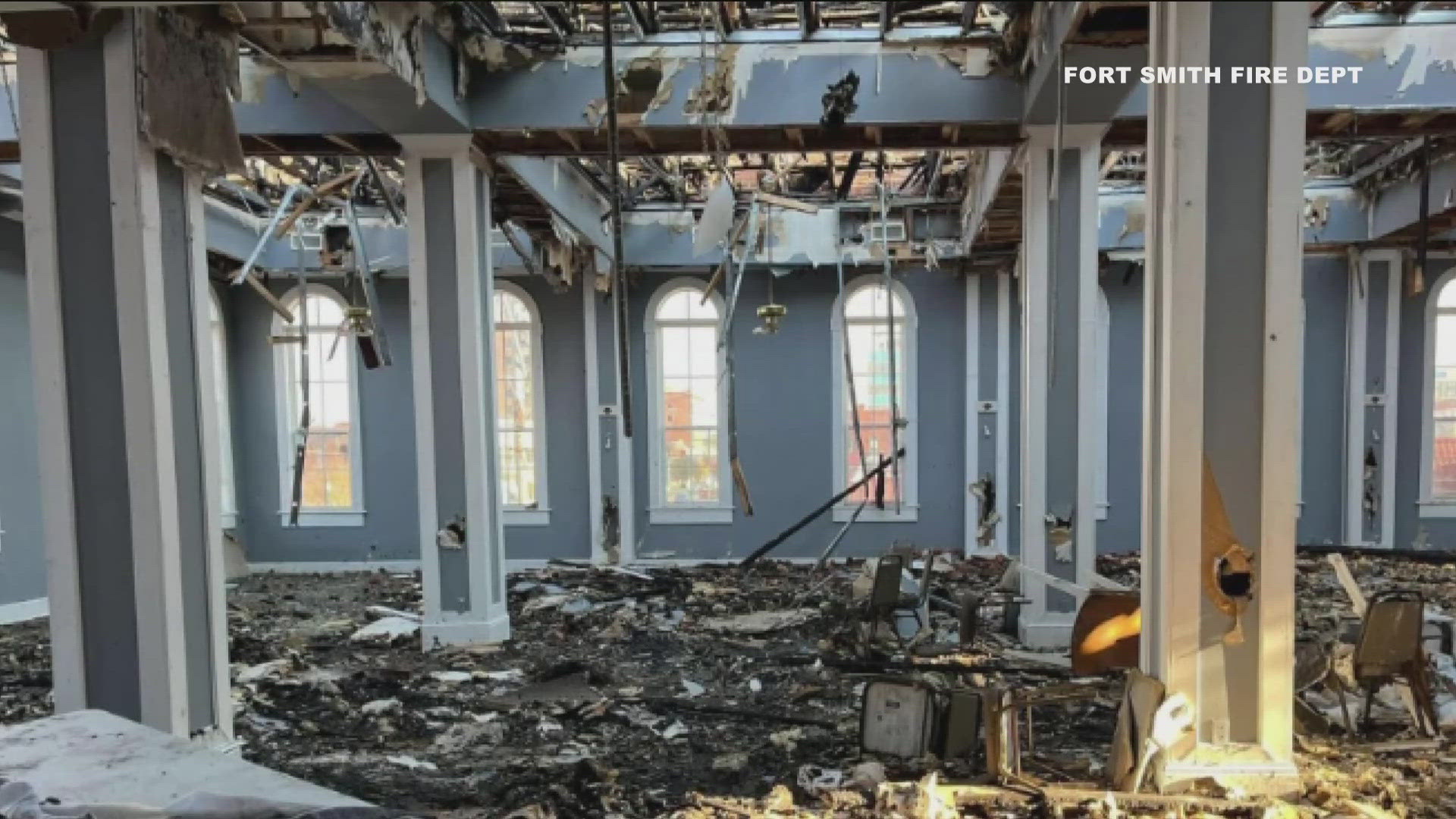 Officials searched for remnants of the building's history to preserve and display at the Fort Smith Museum of History.