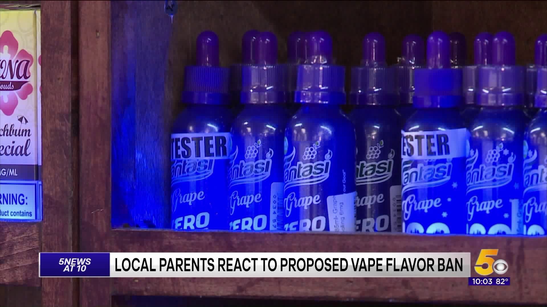 Locals React To Possible Ban On E-Cigarette Flavors