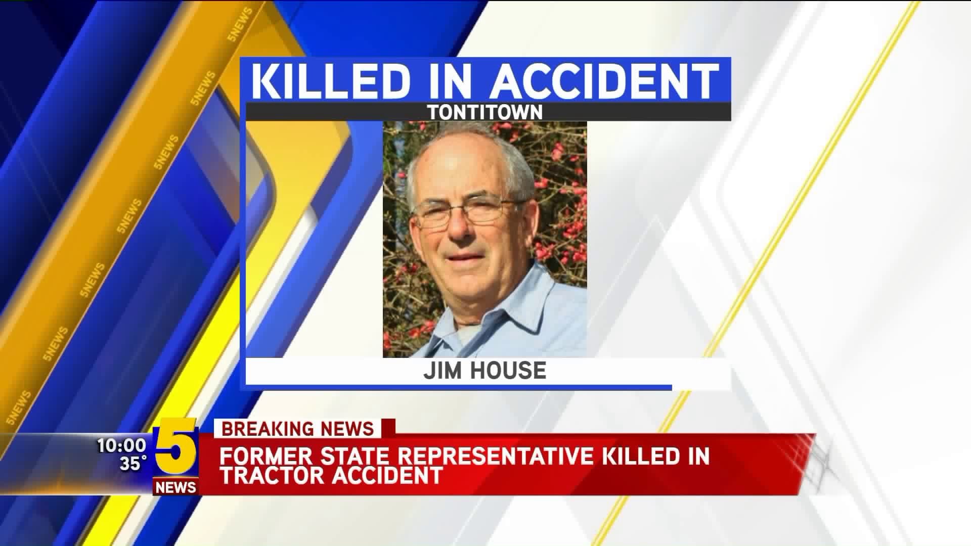 Former State Representative Killed In Tractor Accident