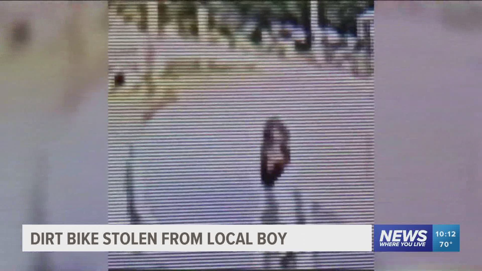 Police are searching for the man who stole a dirt bike from an 8-year-old boy in Fayetteville. https://bit.ly/2VhJjnm