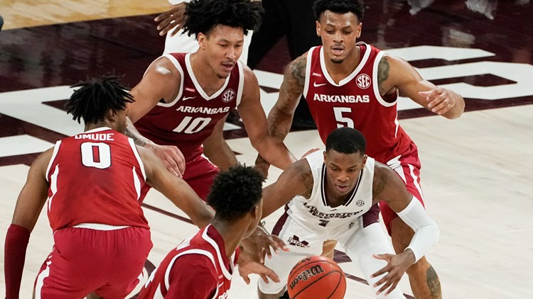 Hogs fall to Mississippi State in SEC opener