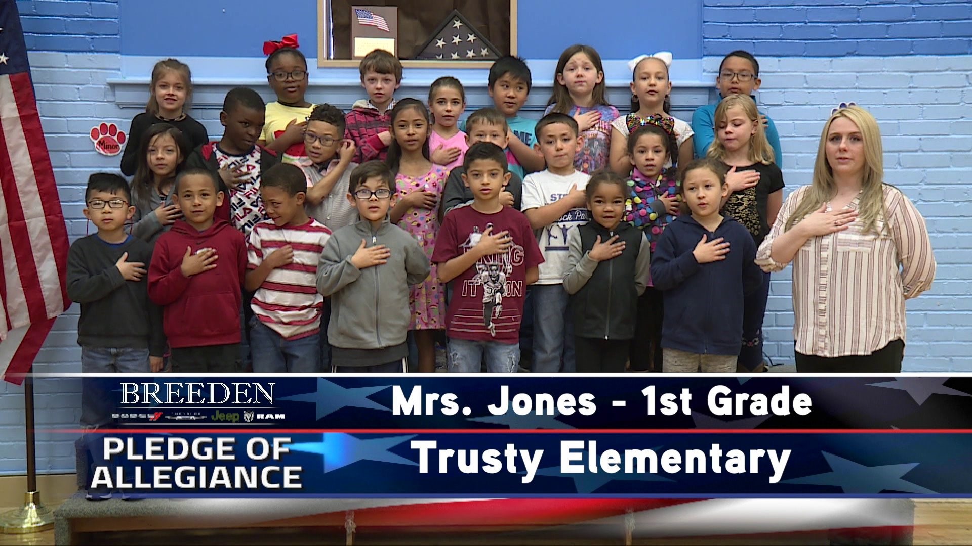 Mrs. Jones  1st Grade Trusty Elementary