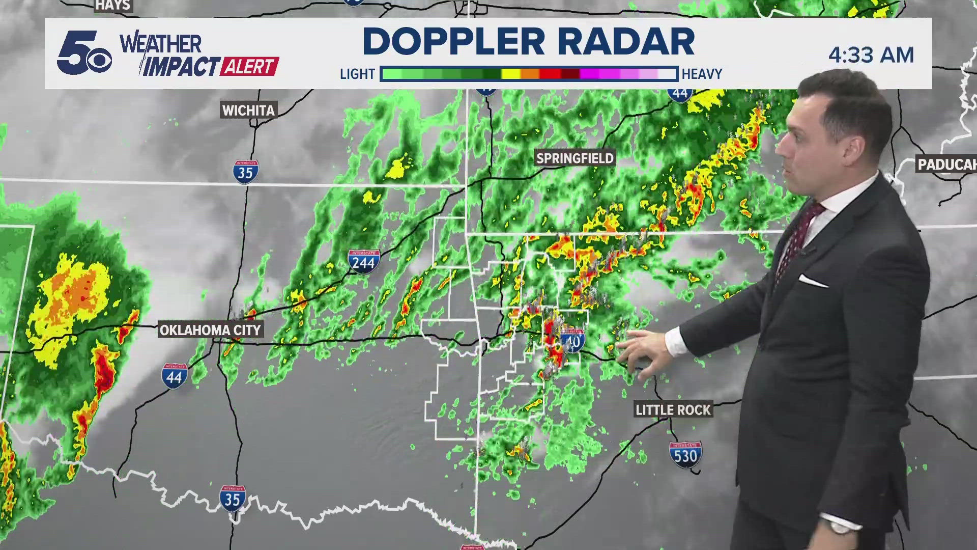 The humidity is rising, alongside severe storm chances.